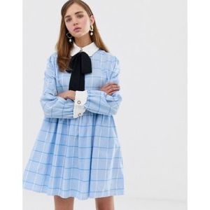 NWT Sister Jane mini smock dress with pussybow
